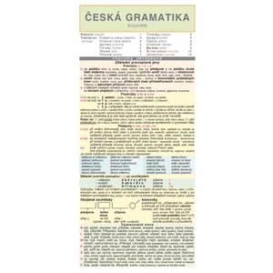 ČESKÁ GRAMATIKA souhrn - Drahotová Jindřiška [Knihy - Leporelo]