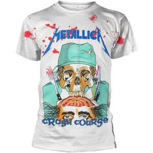 Metallica Tricou Crash Course In Brain Surgery Alb XL