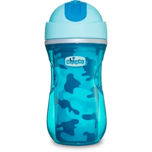 CHICCO Hrneček Sport termo s brčkem 266 ml modrý 14m+