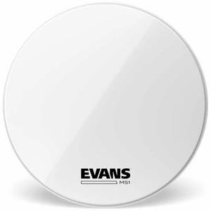 Evans BD22MS1W MS1 Marching Bass White 22" Menethangszer bőr