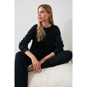 Trendyol Navy Blue Camisole Pajamas Set