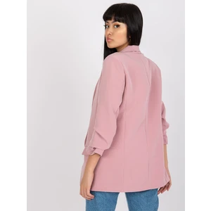 Lady's light pink jacket with pleats