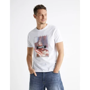 Celio T-shirt Berelax with TASTY print. - Men's