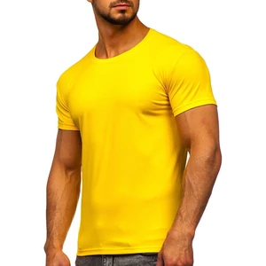 Žluté tričko bez potisku Bolf 2005