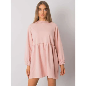 Dusty pink dress with long sleeves from Bellevue