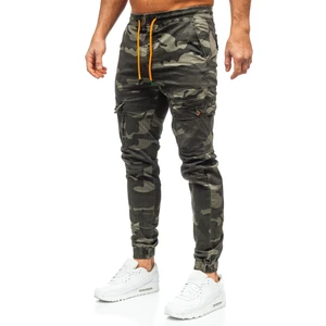 Pantaloni cargo joggers verzi Bolf R8601