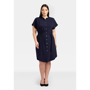 Karko Woman's Dress SA429 Navy Blue