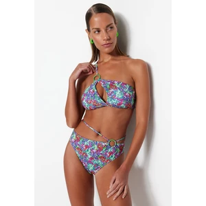 Trendyol Bikini Bottom - Multicolor - Floral