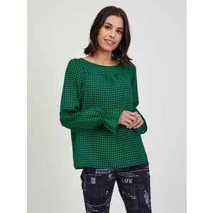 Green Women's patterned blouse ORSAY - Ladies