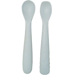 Bo Jungle B-Spoon Shape lyžička Grey 2 ks