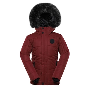 Kids jacket with PTX membrane ALPINE PRO MOLIDO pomegranate