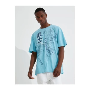 Koton Far East Printed Oversized T-Shirt