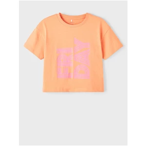 Orange Girls' T-shirt name it Balone - Girls