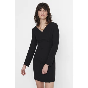 Trendyol Black V-Neck Dress