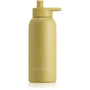 Waterdrop Steel Kids nerezová láhev na vodu pro děti barva Yellow Matt 400 ml