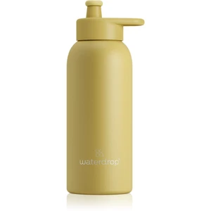 Waterdrop Steel Kids nerezová láhev na vodu pro děti barva Yellow Matt 400 ml