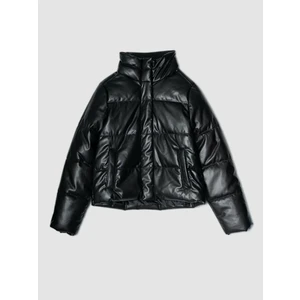 GAP Artificial Leather Quilted Jacket - Women