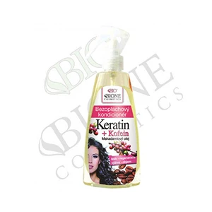 Bione Cosmetics Bezoplachový kondicionér v spreji Keratin + Kofein 260 ml