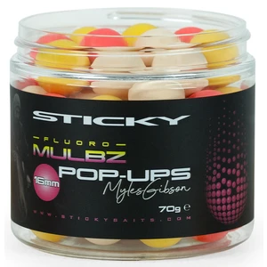 Sticky baits plávajúce boilies mulbz fluoro pop-ups 70 g - 16 mm