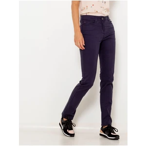 Dark Purple Slim Fit Pants CAMAIEU - Women