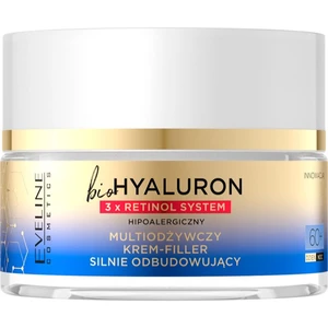 Eveline Cosmetics Bio Hyaluron 3x Retinol System obnovujúci krém pre spevnenie pleti 60+ 50 ml