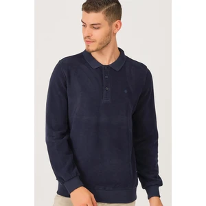 V2001 DEWBERRY DIO RISE POLO NECK MEN'S SWEATSHIRT-LACİVERT