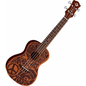 Luna Love Music Peace Koncert ukulele Mahogany