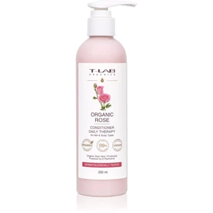 T-LAB Organics Organic Rose Daily Therapy Conditioner hydratačný a upokojujúci kondicionér na každodenné použitie ml