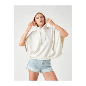 Koton Oversized Sweatshirt Hoodie With Pocket