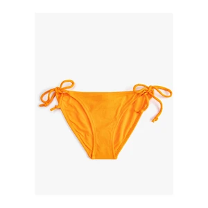 Koton Brazilian Bikini Bottoms Basic Textured Tie Down the Sides.