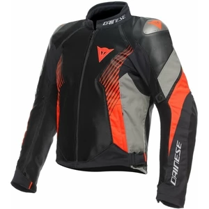 Dainese Super Rider 2 Absoluteshell™ Jacket Black/Dark Full Gray/Fluo Red 44 Kurtka tekstylna
