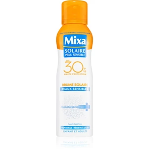 MIXA Solaire sprej na opalování bez parfemace pro citlivou pokožku SPF 30 200 ml