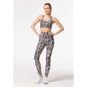 Bittersweet Paris Woman's Snake Skin High Waist Leggings CPW-HL-PR BSP273