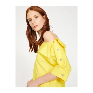 Koton Blouse - Yellow - Regular fit