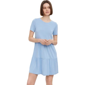 Vero Moda Dámske šaty VMFILLI Regular Fit 10248703 Blue Bell M