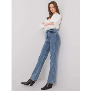 Blue mom jeans