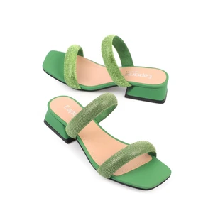 Capone Outfitters Mules - Green - Block