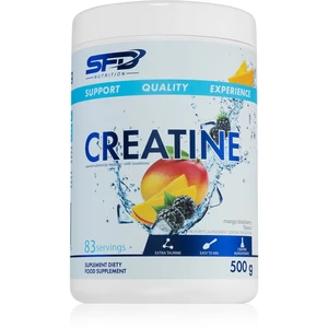 SFD Nutrition Creatine podpora tvorby svalové hmoty příchuť Mango & Blackberry 500 g