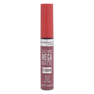 Rimmel Lasting Mega Matte lehká tekutá matná rtěnka 16h odstín Ravishing Rose 7,4 ml