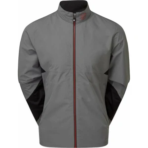 Footjoy HydroLite X Mens Jacket Charcoal/Black/Red M Chaqueta impermeable