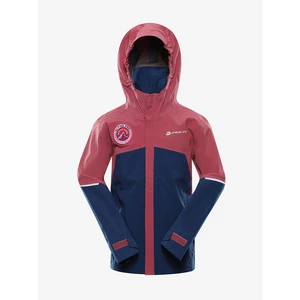 Pink girls' track jacket ALPINE PRO Goro