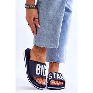 Women's Big Star Classic Slippers Navy Blue