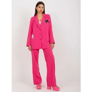 Dark pink leisure jacket