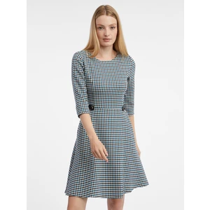 Orsay Blue Ladies Patterned Dress - Women