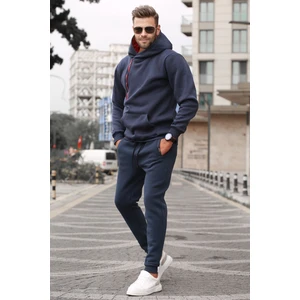 Madmext Navy Blue Men's Tracksuit Set 5634