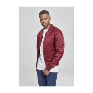 Basic Bomber Jacket burgundy