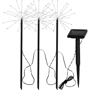 Zestaw 3 ogrodowych lamp solarnych LED Star Trading Firework, wys. 40 cm