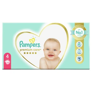 PAMPERS Premium Care 4 MAXI 104 ks (9-14 kg) MEGA Box - jednorazové plienky