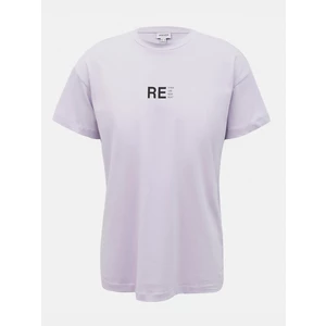 Light Purple Loose T-Shirt AWARE by VERO MODA Obenta - Women