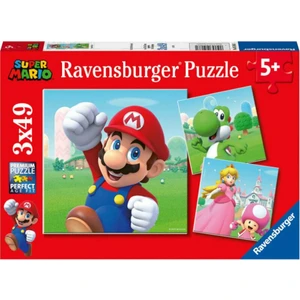 Ravensburger Puzzle Super Mario 3 x 49 dielikov